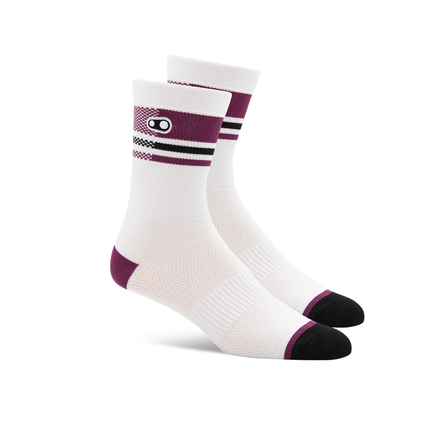 Icon MTB Socks - White/Purple