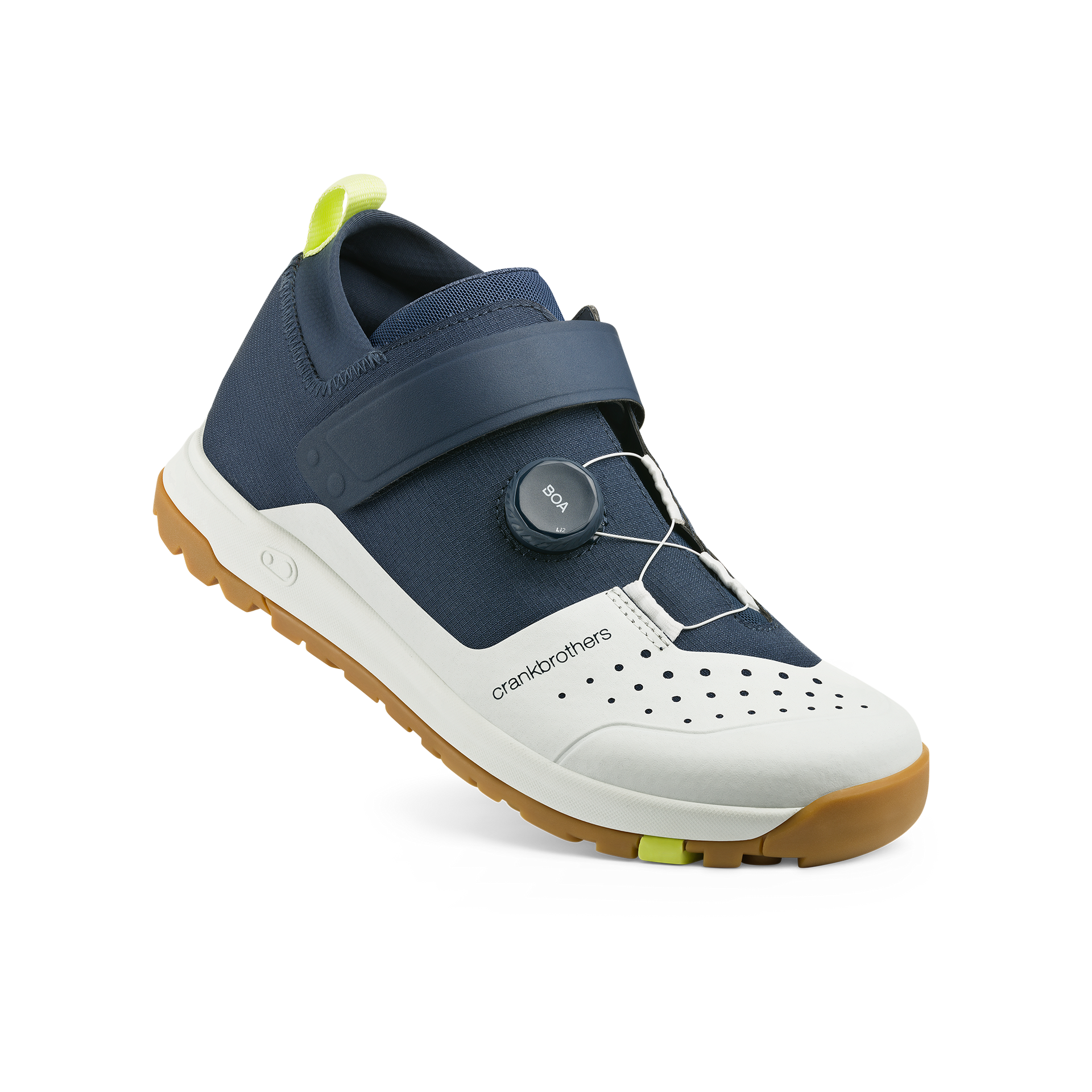 Stamp Trail BOA® Flat Shoes - Navy/Grey | Crankbrothers EU
