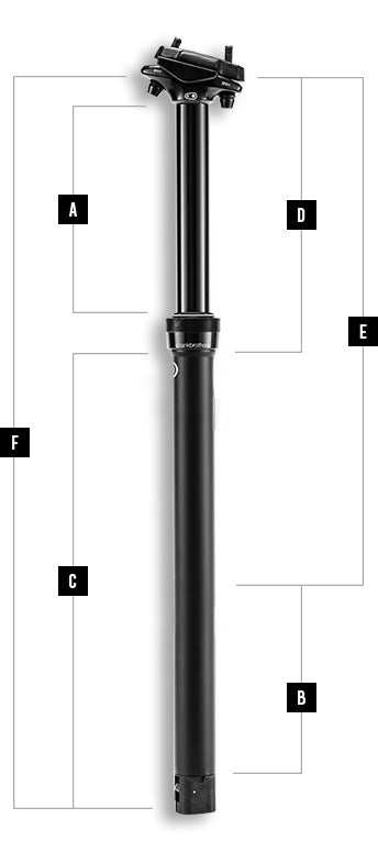 crankbrothers highline xc/gravel 125 mm sattelstütze Highline XC/Gravel 27.2 Dropper - 125mm