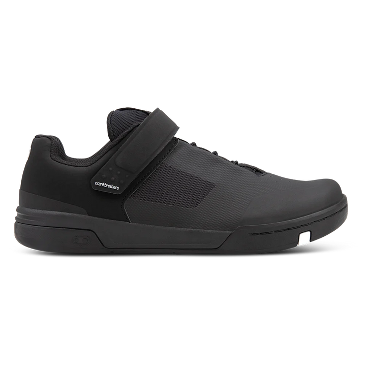 Stamp Speed Lace Flat Shoes - Black/White | Crankbrothers EU