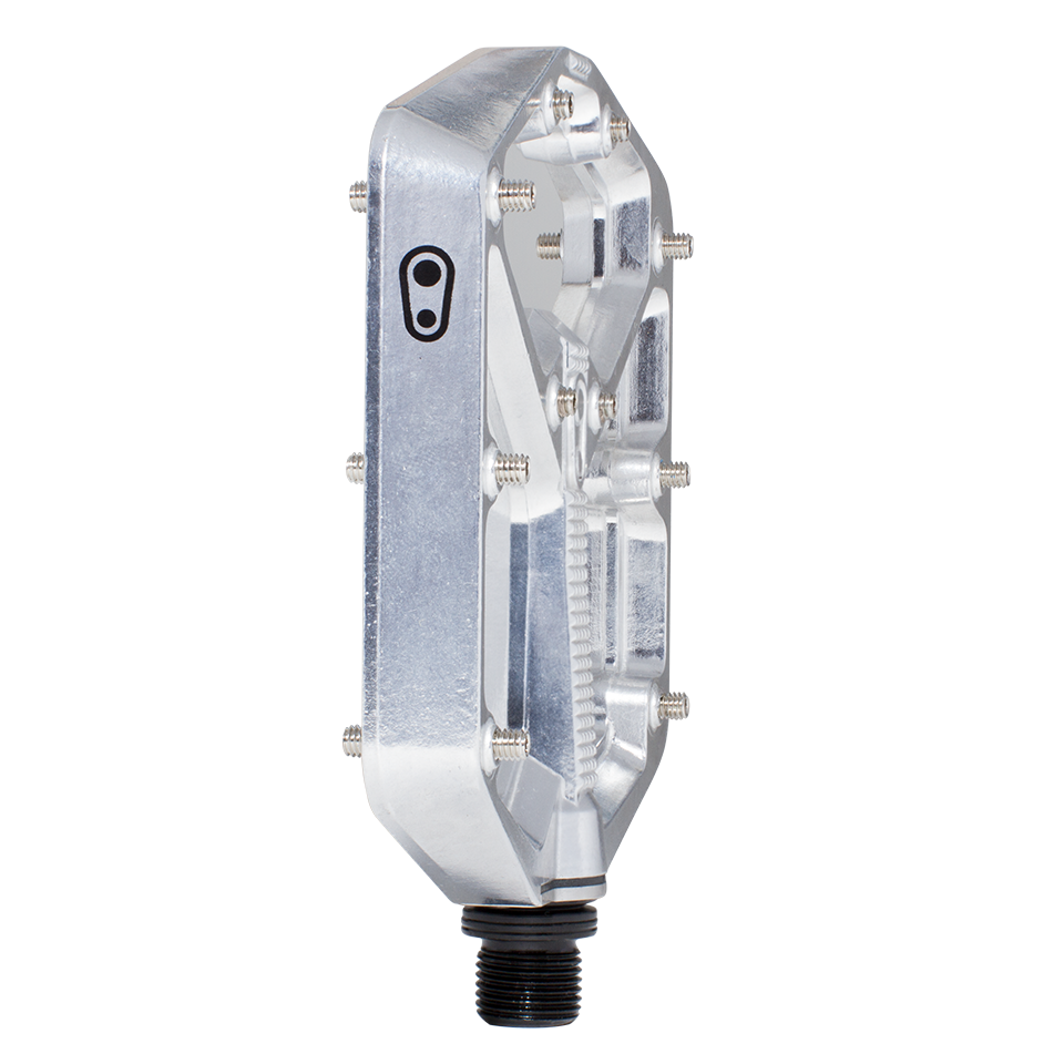 Stamp 7 Large Alloy Flat Pedals - Silver Edition | Crankbrothers EU