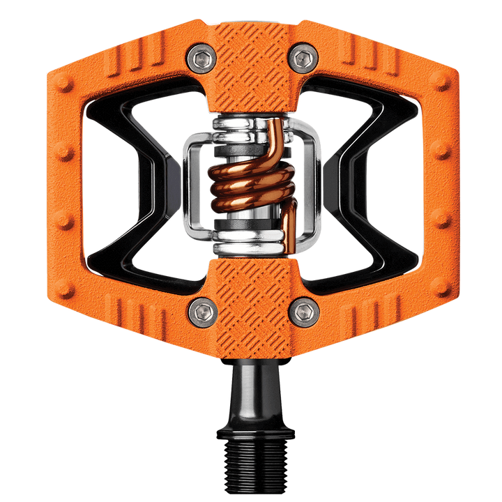Double Shot 2 Alloy Hybrid Flat & Clip-In Pedals | Crankbrothers EU Double Shot 2 Alloy Hybrid Flat & Clip-In Pedals | Crankbrothers EU