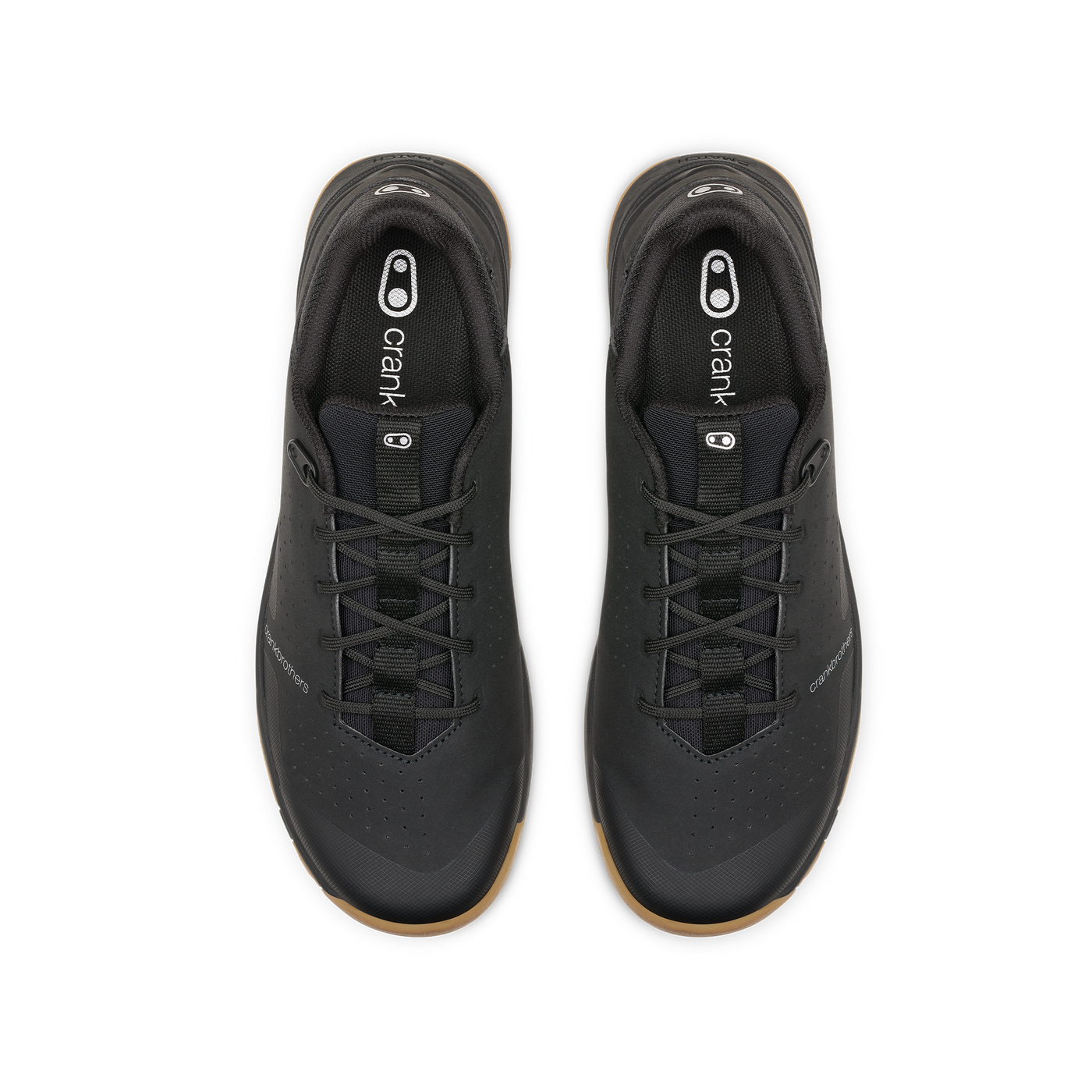 Stamp Trail Lace Flat Shoes - Black/Gum