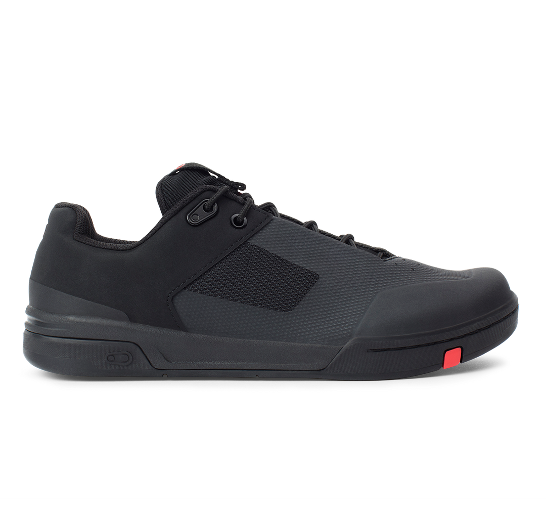 crankbrothers schuhe flat pedal Stamp Lace Flat Shoes - Black/Red