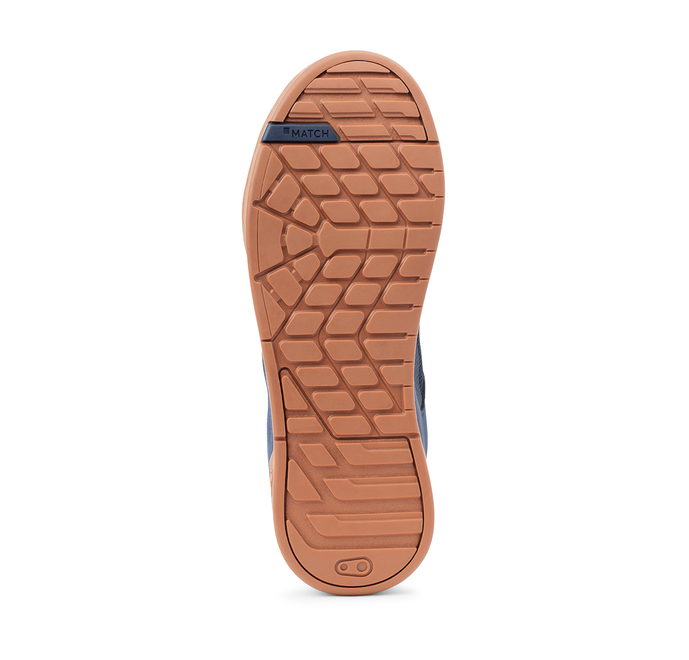 Stamp Lace Flat Shoes - Navy/Gum