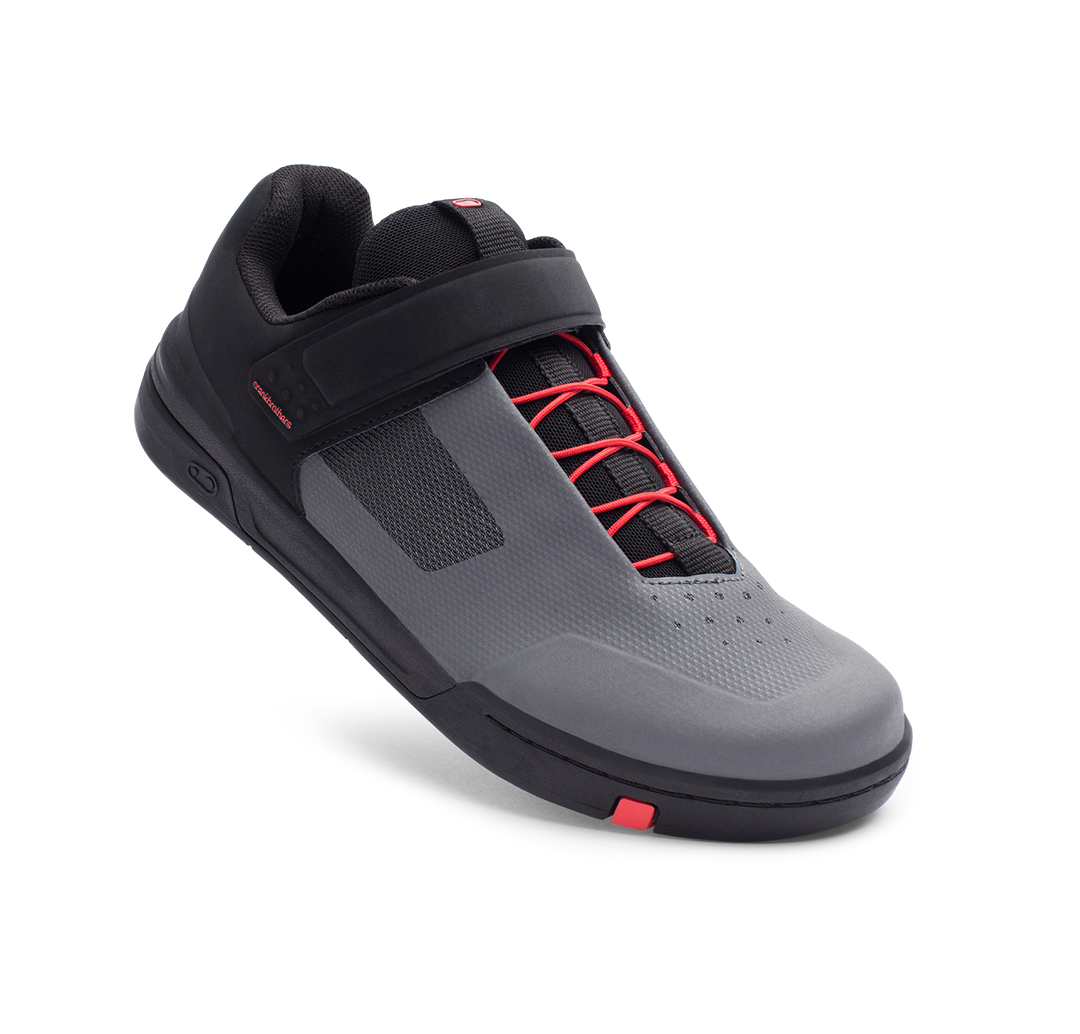 Stamp Speed Lace Flat Shoes - Grey/Red – Crankbrothers EU
